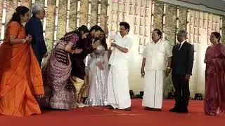 TN CM Stalin at Commissioner AK Viswanathan Family Marriage Reception.