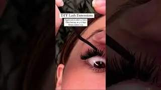 Diy lash extensions tutorial #diylashes
