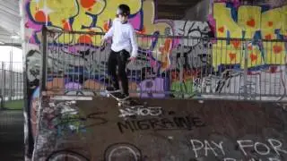 Skateboarding at Royal Oak skate park