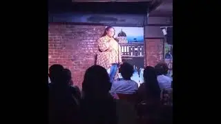 Comedienne K-Mack performs with Michael Colyar at The Comedy Loft of DC
