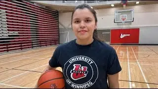 Robyn Boulanger gears up for her final game with the Wesmen