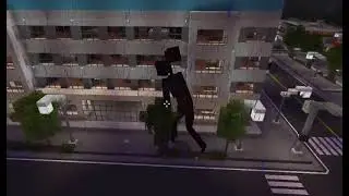 Drone View Siren Head attacks cevilians in Minecraft