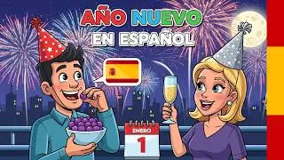 Slow Spanish Conversation About New Year Celebrations - Learn Spanish Naturally