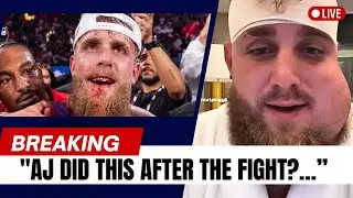 Jake Paul Knocked Out Broken Jaw Reaction | Anthony Joshua Fight 😳