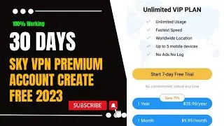 How To Create Sky VPN Premium Account Free 2023 | Dp Hacker X |