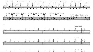 Uriah Heep-Sympathy | Drum Score, Drum Sheet Music, 드럼악보