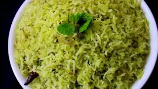 Pudina Rice/புதினா சாதம் #samayal #samayaltips #cooking #asmr #Verysimplerice #5minutecooking