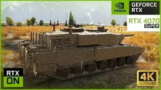War Thunder Leopard 2A4M Tank Gameplay / 2K HQ / GeForce RTX 4070 Super