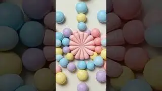 Oddly Satisfying Center Indent #rainbow #relaxing #clay