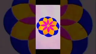 3D illusion Circle Drawing For kids / #Shorts # 3D Drawing #3d #geometry #shorts