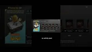 rp activity pack of pubg ##pubgmobile @PandaShorts #howbrand