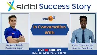Success Story |  SIDBI Grade A 2022 | Know Selected Candidate Kiran Kumar Reddy  Success Journey