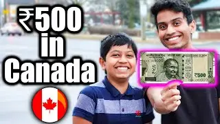 What can ₹500 RUPEES GET YOU IN CANADA 🤪 | Shopping CHALLENGE | VelBros Tamil