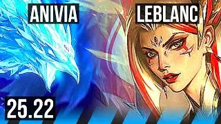 ANIVIA vs LEBLANC (MID) | 6/1/5 | KR Master | 25.22