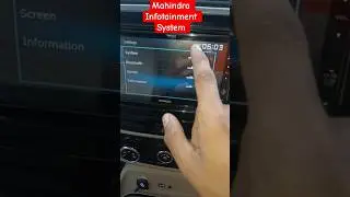 Mahindra infotainment system of Bolero neo n10 🔥🔥#automobile #boleroneo #suv #compactsuv #mahindra