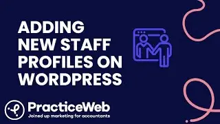 Adding new staff profiles