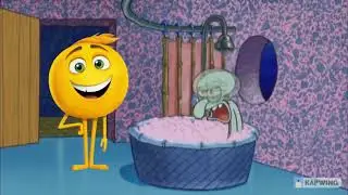 Gene Meh (The Emoji Movie) Drops by Squidward&rsquo;s House
