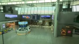 Review Transfer desk, lounge at Incheon Airport, South Korea