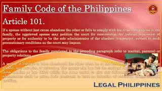 Family Code of the Philippines, Article 101 | Mary