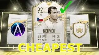 92 PAVEL NEDVED PRIME MOMENTS ICON SBC Cheapest Solution!! #FIFA21
