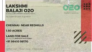 1.50 Acre Land For Sale in Chennai-Suitable For Warehouse Development