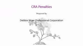 CRA Penalties