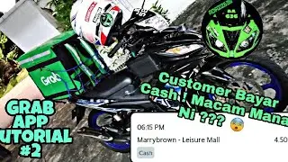 Customer Bayar Cash ??? | GrabFood Tutorial #2 | Adiaziz636