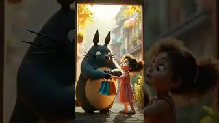 Totoro&rsquo;s Shopping Fail &ndash; When Good Deeds Go Wrong | Cute AI Animation