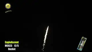 MC823 EagleAscent 3 Stage Nuclear Strobe Rocket Firework Packing 12/5 Rocket