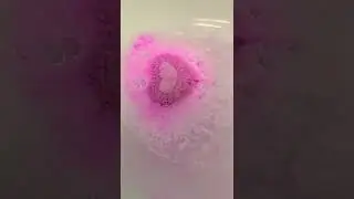 Love Heart Bath Bomb Demo | Your Bath Box | including bath salts