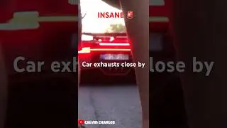 Legal car revvs in Amsterdam #loudcars
