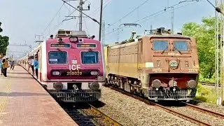 🔥 Dangerous 130 KMPH Early Morning Trains Speeding At Fastest Train Route| Padatik SF Express & More