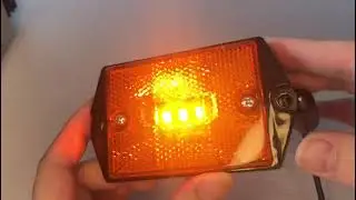 CONVEX Lights  Rectangular Surface Mount LED Marker Clearance Light with Reflex