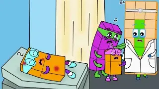 Please Numberblocks 24, save our brother, the terrible 2 - Numberblocks fanmade coloring story