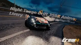 Night Touge Drift ⚡  The Crew 2 PS5  350Z Anime Livery