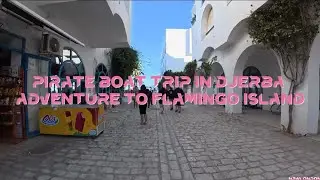 Pirate Boat Trip in Djerba - Adventure to Flamingo 🦩 Island 🏝️ 