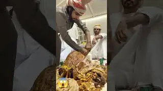 mukbangnya orang arab 🤤 #mukbang #food #briyani #rice #streetfood