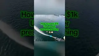 Underwater Hull Cleaning 💰 #pressurewashing #pressurewasher #cleaning #underwater #ocean #diver