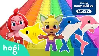 🦈 Baby Shark Dance and Pop It! | Colors & Songs for Kids | Pinkfong Hogi