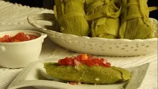 Haciendo TAMALES VERDES  / TAMALITOS  PIURANOS
