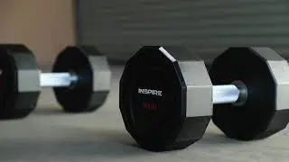 Inspire Fitness Urethane Dumbbells and Olympic Set