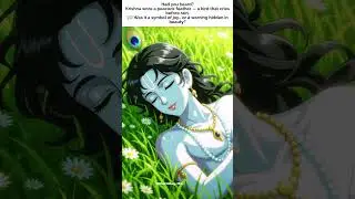 Why Shri Krishna Wore a Peacock Feather 🦚 | A Hidden Sign #sanatandharma #bhaktimarg #shrikrishna