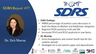 SDRS # 77 - Dr. Deb Murray - Farm management and animal health tips for the summer