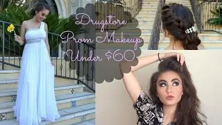 Drugstore Prom Makeup and Hair Tutorial Under $60