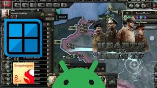 winlator emulator Hearts of iron iv gameplay 