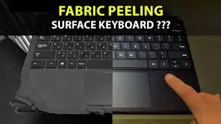 How to fix / repair surface keyboard fabric peeling - Step By Step