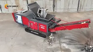 Heavy-Duty Mobile Shredder (Crawler-Mounted) | Vehicle Shell & Wood Recycling Solution