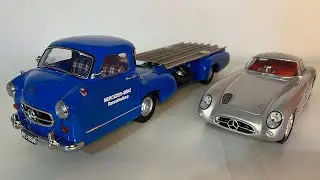 1:18 1955 Mercedes-Benz high-speed racing car transporter &ldquo;Blue Wonder&rdquo;, by iScale from ck-modelcars