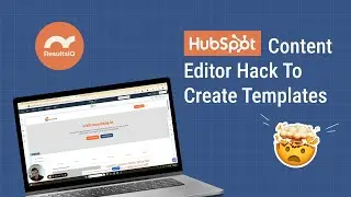 🎨🛠 HubSpot Content Editor Hack To Create Templates 🛠🎨