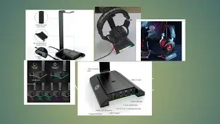 #stand #Eksa W1 Gaming Headset Stand, Aluminum Rgb Headphone Stand #gamingheadsetstand#gaming #rgb